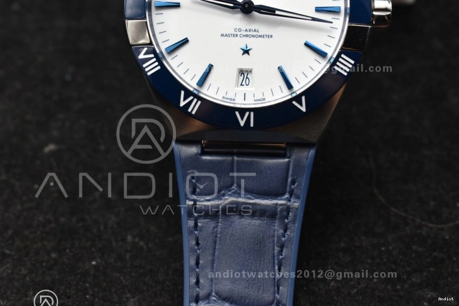 Ceramic Blue White Blue Gummy Strap SS Super Best Clone VSF Dial 1:1 Constellation on Edition A8900 1226